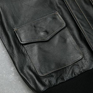 Reasonable Prices Full Sleeve Custom Logo Latest Design <b>Men</b> <b>Leather</b> <b>Jackets</b> Available for Casual Wear <b>jacket</b> for <b>mens</b> - Product Image 4