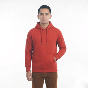 เสื้อฮู้ดดี้ผ้าคอตตอนผสมโพลีเอสเตอร์ พิมพ์โลโก้ตามสั่ง ดีไซน์ใหม่ สีพื้น น้ำหนักเบา สวมใส่สบาย สำหรับผู้ชาย - Product Image 1