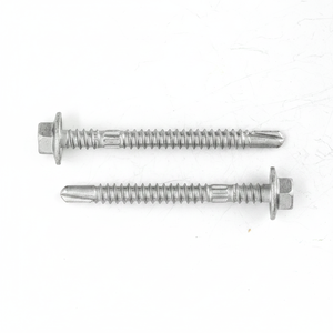 Self-Drilling Screws Washer Head Zinc & Hot-Dip Galvanized Carbon Steel Metric/Inch Standard Thread Class 8 Grade - Product Image 1