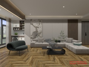 Xương cá nước sồi cách âm 100% không thấm nước tùy chỉnh thiết kế trong nhà thiết kế hiện đại cho căn hộ - Product Image 5