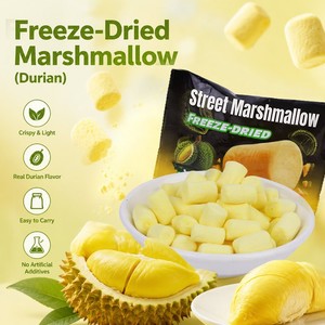Trendy Unique Crunchy Freeze Dried Durian <strong>Marshmallow</strong> &amp; Taro Milk <strong>Marshmallows</strong> Confectionery <strong>Gift</strong> Snack - Product Image 2