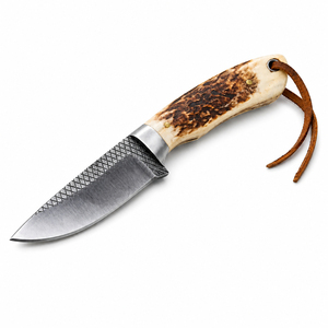 Couteau à Découper Burraq Fait Main de Haute Qualité en Acier Inoxydable de 9 Pouces avec Manche en Micarta et Étui en Cuir DIY - Product Image 2