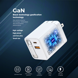 Cargador Rápido Ultra Eficiente de 65W PD Tipo-C con Doble Puerto y Voltaje Universal para Teléfonos Móviles y iPads con Carga Rápida - Product Image 6