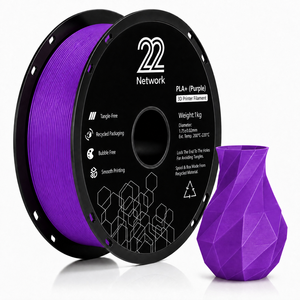 Filament PLA+ violet 22Network en gros, bobine de 1,75 mm 1 kg, filament d'imprimante 3D industriel haute vitesse 300 mm/s, OEM ODM - Product Image 1