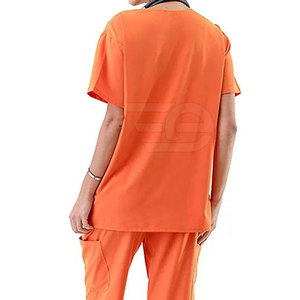 Nurse Hospital Scrubs Medical Uniform <b>Set</b> Breathable Soft Comfortable <b>Doctor</b> Clinic Workwear Top Pants - Product Image 6