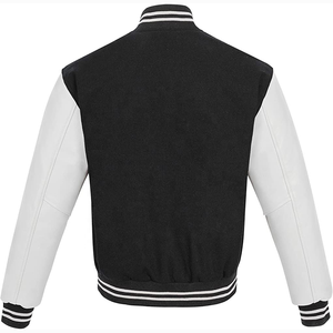 OEM Manufacturer High Quality <b>Men's</b> Varsity <b>Jacket</b> Custom <b>Baseball</b> Letterman Stand Embroidery High Street Varsity <b>Jackets</b> - Product Image 4