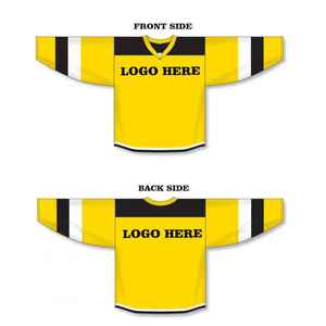 Maillot de hockey sur glace pour hommes de haute qualité, à séchage rapide, respirant, impression numérique en gros, personnalisation du nom de l'équipe, broderie - Product Image 5