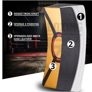 Escudo de entrenamiento acolchado de espuma de alto impacto con asas reforzadas, objetivo de boxeo de PVC para entrenamiento de artes marciales - Product Image 5