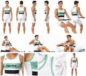 Ensemble d'aviron une pièce avec impression par sublimation Uniforme d'aviron de club personnalisé pour hommes et femmes - Product Image 6
