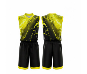 Conjunto de Uniforme de Baloncesto Sublimado, Proveedor de Uniformes de Equipo con Logotipo Personalizado, Jersey y Pantalones Cortos de Poliéster Transpirable para Hombre y Mujer - Product Image 6