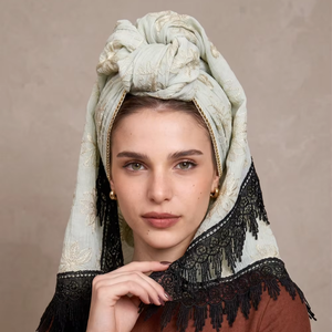 Pañuelo Cuadrado Personalizado con Borlas, Tela Suave y Ligera, Pañuelo de Moda para Mujer, Bajo MOQ, Fabricante OEM ODM - Product Image 1