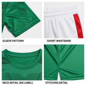 Equipación de Fútbol Premium 2026 – Camiseta y Pantalones Cortos Personalizados, Uniforme de Alto Rendimiento de Secado Rápido - Product Image 6