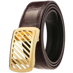 Cinturón de Cuero Genuino de Vaca para Hombre, Calidad Premium, Casual, Longitud Ajustable, Hebilla de Acero, Ecológico, Resistente y Duradero - Product Image 1