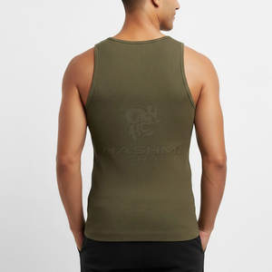 Débardeur Homme Coupe Ajustée pour Commandes en Gros – Tissu Respirant pour Entraînement en Salle, Performance Athlétique, Vêtement de Sport Sans Manches - Product Image 4