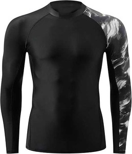 Camiseta de compresión de manga larga para MMA y BJJ, ropa de entrenamiento antideslizante, tendencia en Europa y EE. UU., venta al por mayor - Product Image 5