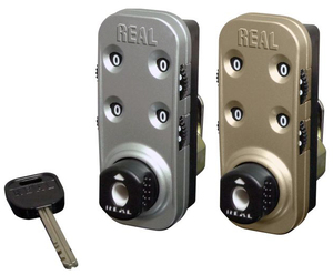 Cerradura de casillero de leva de 4 dígitos duradera REAL con combinación de llave maestra de aleación de zinc hecha de platino/champán para escuelas y hoteles - Product Image 2