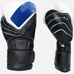 Gants de boxe professionnels avec logo personnalisé, en cuir PU, séchage rapide, design personnalisé de haute qualité à prix raisonnable - Product Image 5