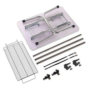 Professional Heavy-Duty Portable Pet Grooming <b>Table</b> with Adjustable Arm Noose Mesh Tray for Large <b>Dogs</b> - Product Image 3