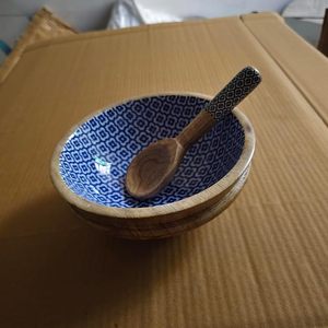 Handcrafted Wooden Serving <b>Bowl</b> | Bohemian Design Eco-Friendly Dishwasher Safe Salad & <b>Snack</b> <b>Bowl</b> | Custom Designs Available - Product Image 4