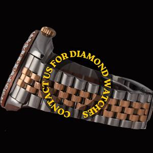 Reloj de Pulsera Personalizado de Alta Calidad con Diamantes Moissanite, Esfera Cuadrada con Números Romanos, Completamente Adornado con Piedras, Disponible al Mejor Precio del Mercado - Product Image 2