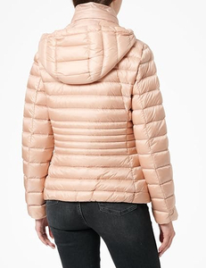 Women's Thick Autumn Eco-Friendly <b>Reversible</b> Windproof Packable Puffer <b>Jacket</b> Hooded Quilted Water Resistant Coat - Product Image 2