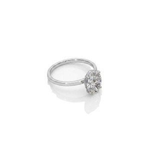 DEF Color VS VVS Clarity Oval Lab Created Diamond Engagement <b>Ring</b> IGI Certified 10K 14K 18K Solid Gold Prong Setting Bridal <b>Ring</b> - Product Image 4
