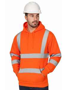 Veste de sécurité réfléchissante haute visibilité pour hommes, vêtements de travail de sécurité pour hommes, sweat à capuche réfléchissant, veste de chantier - Product Image 2
