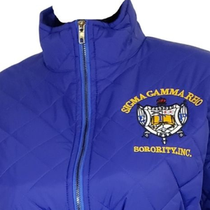 Chaqueta de Montar Acolchada para Mujer, Ligera, con Logotipo Bordado, Cuello Alto, Abrigo Ecuestre Cálido para Invierno - Product Image 4
