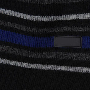 Gorro de Punto a Rayas Unisex, Gorro de Invierno 100% Acrílico, Informal, para Exteriores, para Adultos, Talla 56-58 cm - Product Image 6