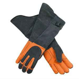 Heavy Duty Mig Welding Leather Gloves <b>Heat</b> Resistant Kevlar Stitched Fireproof Welders Protection Gloves USA Market - Product Image 3