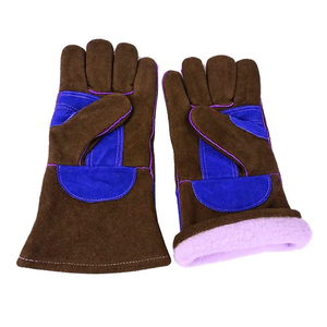 New Trending Product Safety Construction Welder Work <b>Gloves</b> Top Quality Cowhide Leather Industrial Use Safety Welding <b>Gloves</b> - Product Image 1