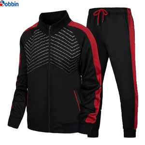 Ensemble de survêtement sportif pour homme, tendance, 2 pièces, décontracté, contrasté, pour le jogging - Product Image 2