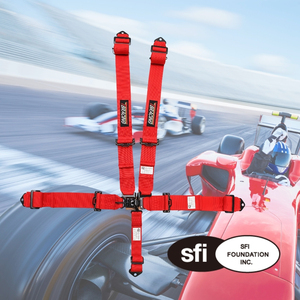 Harnais de course TBRACING SF 501 certifié SFI 16.1 à 5 points de sécurité pour Jr Dragsters, fabriqué à Taïwan, avec logo personnalisé, vente en gros - Product Image 4