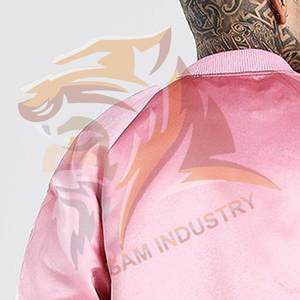 Chaqueta de Satén para Hombre, Elegante y Cómoda, de Alta Calidad, Informal, Transpirable, Servicio OEM - Product Image 4