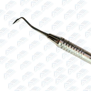 Instrumentos de laboratorio dental CE: Pulidores de acero de doble punta manuales para implantes, pulidor con forma de zanahoria - Product Image 2