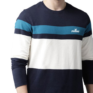 เสื้อยืดแขนยาวสีพื้นคุณภาพสูง วิธีการพิมพ์แบบใหม่ ทรงเข้ารูป เสื้อยืดแขนยาวผู้ชาย - Product Image 1