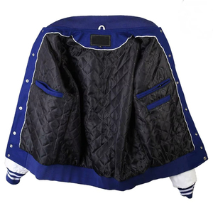 Chaqueta Varsity Unisex Personalizable de Stonefield Manufacturing, 100% Lana, con Capucha, Impermeable, Antibacteriana, Transpirable, con Logotipo Frontal - Product Image 6