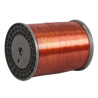Cable de Cobre Esmaltado AWG Autoadhesivo y Duradero, Métrico/Imperial 0.25mm (0.0098 pulgadas), Clase H 180C, con Capa de Esmalte Termoadhesivo