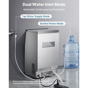 Commercial <b>Ice</b> <b>Maker</b> Machine 90 Lbs/24H 13 Lbs Storage Stainless Steel <b>Countertop</b> or Freestanding - Product Image 6