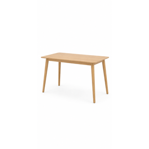 Ensemble de salle à manger ARTERRA Premium en teck scandinave moderne et écologique avec chaises à dossier à lattes et table rectangulaire pour projets hôteliers - Product Image 2