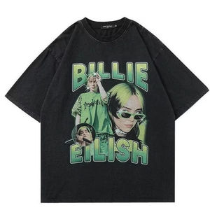 T-shirt ample 100 % coton biologique 300 GSM, grammage lourd, col rond, grande taille, imprimé personnalisé, motif uni, DIY - Product Image 1