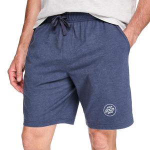 Pantalones Cortos Bermuda Personalizados para Hombre, 100% Algodón, Color Sólido, Cintura Media, Cierre de Cremallera Elástico, Secado Rápido, Impermeables, Deportivos, Casuales - Product Image 1