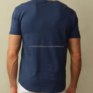 T-shirts en coton de bambou pour hommes, t-shirt d'été pour hommes, jersey biologique, t-shirt à manches courtes, col rond, t-shirt pour hommes, surdimensionné - Product Image 4
