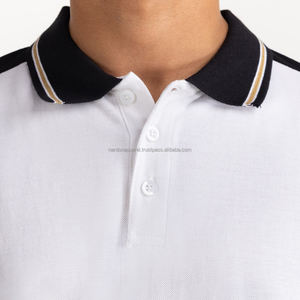 Nardon Apparel 100% algodón hombres costura personalizada bordado Logo texto diseño su propio núcleo Piqué polos - Product Image 6