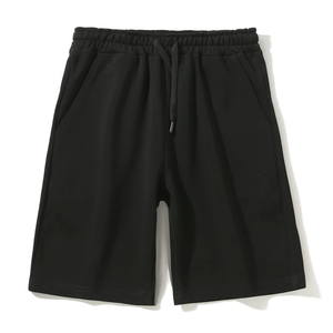 Prix de gros – Short de jogging et de basketball décontracté pour homme, couleur unie, 100 % coton, avec cordon de serrage, coupe ample, séchage rapide - Product Image 1