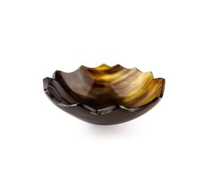 Ensemble de bols de service en corne naturelle de haute qualité, faits à la main, polis, durables, compatibles lave-vaisselle, légers, pour fêtes, maison, hôtel, restaurant - Product Image 2