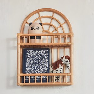 Rattan Hanging <b>Wall</b> Storage <b>Shelf</b> Organizer <b>Shelves</b> for Decoration Home Natural Cheap Price in Bulk From Vietnam - Product Image 4
