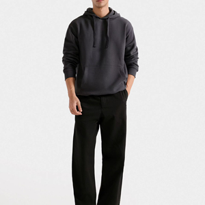 เสื้อฮู้ดผู้ชายผ้าฝ้ายหนานุ่มขายส่ง - Product Image 1