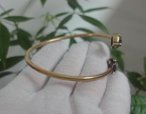 Bracelet ethnique haut de gamme en laiton pour unisexe, ajustable, fait main, plaqué bronze antique, respectueux de l'environnement, style ouvert et tendance - Product Image 3
