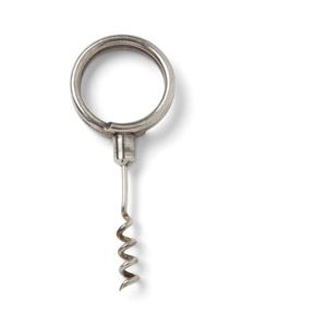 Sacacorchos de Alambre de Acero Trenzado Vintage, Abridor de Botellas de Vino, Herramienta de Barra Metálica, Accesorio de Cocina, Sacacorchos Manual Plateado - Product Image 1